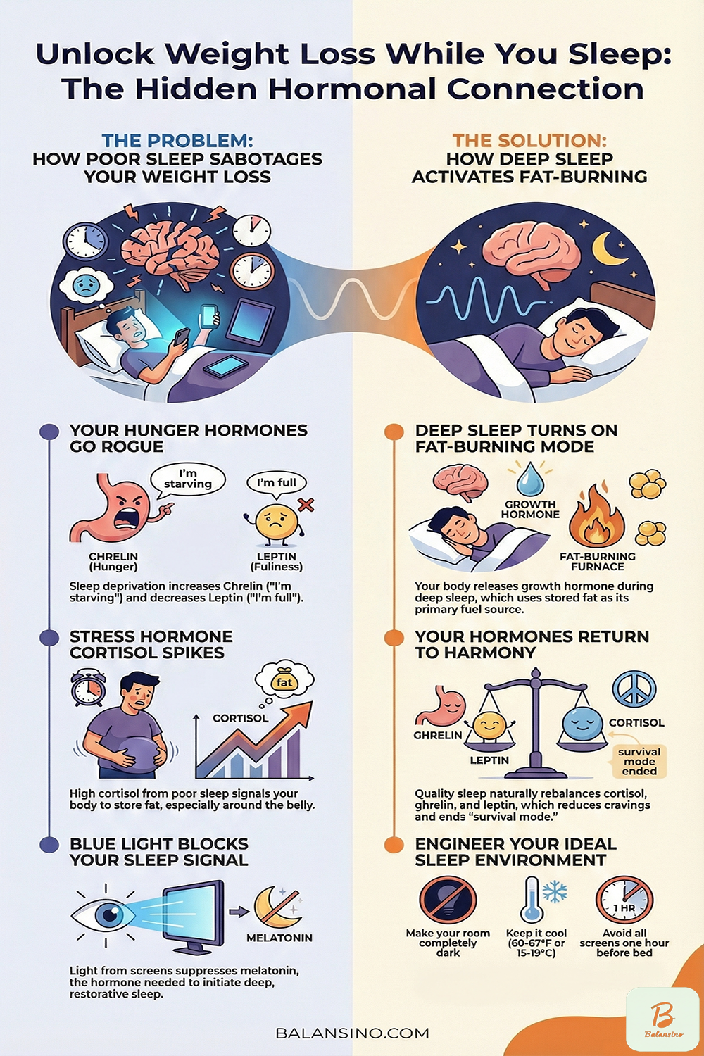 The Connection Between Sleep and Weight Loss: What Science Actually Exposes